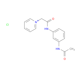 Pyridinium, 1-[2-[[3-(acetylamino)phenyl]amino]-2-oxoethyl]-, chloride