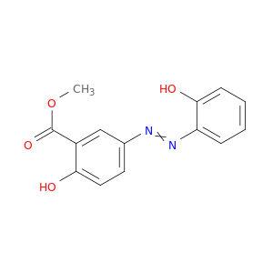 Benzoic acid, 2-hydroxy-5-[(2-hydroxyphenyl)azo]-, methyl ester