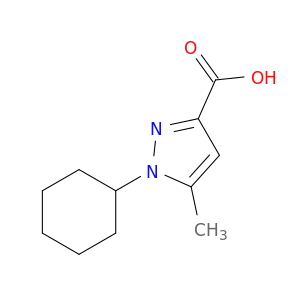 1-cyclohexyl-5-methyl-1H-pyrazole-3-carboxylic acid