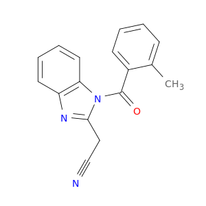 1H-Benzimidazole-2-acetonitrile, 1-(2-methylbenzoyl)-