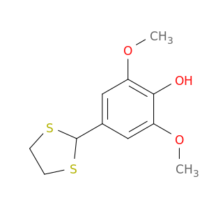 Phenol, 4-(1,3-dithiolan-2-yl)-2,6-dimethoxy-