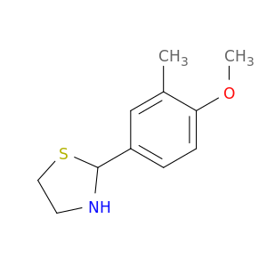 Thiazolidine,2-(4-methoxy-3-methylphenyl)-