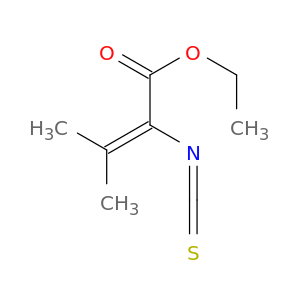 2-Butenoic acid, 2-isothiocyanato-3-methyl-, ethyl ester