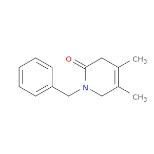 2(1H)-Pyridinone, 3,6-dihydro-4,5-dimethyl-1-(phenylmethyl)-