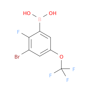 硼酸,B-[3-溴-2-氟-5-(三氟甲氧基)苯基]-