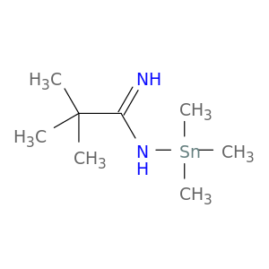Stannanamine, N-[(1,1-dimethylethyl)carbonimidoyl]-1,1,1-trimethyl-