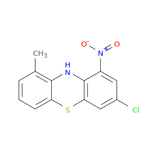 10H-Phenothiazine, 3-chloro-9-methyl-1-nitro-