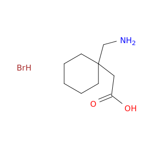 Cyclohexaneacetic acid, 1-(aminomethyl)-, hydrobromide