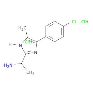 1-[4-(4-chlorophenyl)-5-methyl-1H-imidazol-2-yl]ethan-1-amine dihydrochloride