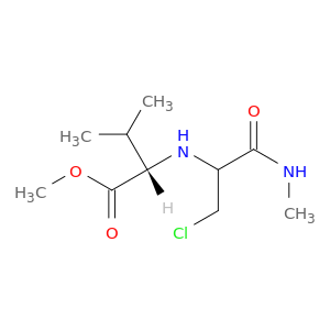 L-Valine,N-[1-(chloromethyl)-2-(methylamino)-2-oxoethyl]-, methyl ester