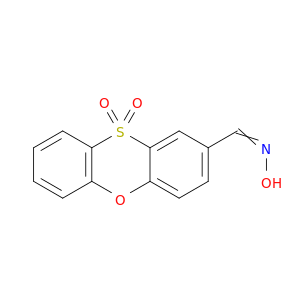 2-Phenoxathiincarboxaldehyde, oxime, 10,10-dioxide
