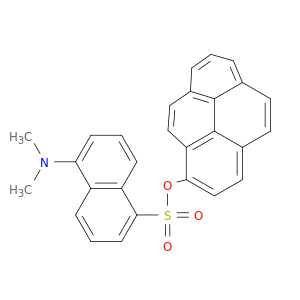 1-Naphthalenesulfonic acid, 5-(dimethylamino)-, 1-pyrenyl ester