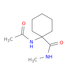 Cyclohexanecarboxamide, 1-(acetylamino)-N-methyl-