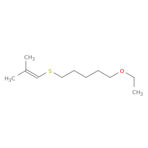 Pentane, 1-ethoxy-5-[(2-methyl-1-propenyl)thio]-