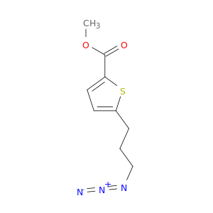 2-Thiophenecarboxylic acid, 5-(3-azidopropyl)-, methyl ester