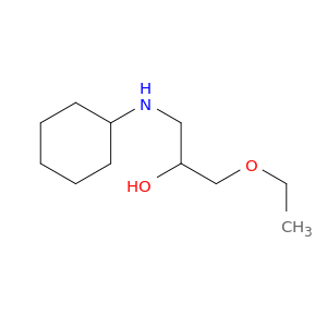 2-Propanol, 1-(cyclohexylamino)-3-ethoxy-