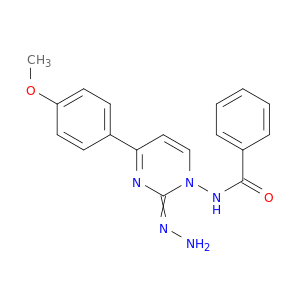 Benzamide,N-[2-hydrazinylidene-4-(4-methoxyphenyl)-1(2H)-pyrimidinyl]-