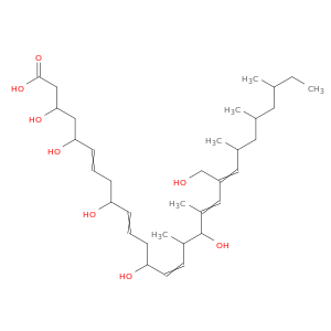 6,10,14,18,20-Octacosapentaenoicacid, 3,5,9,13,17-pentahydroxy-20-(hydroxymethyl)-16,18,22,24,26-pentamethyl-