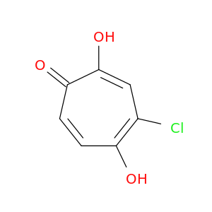 2,4,6-Cycloheptatrien-1-one, 4-chloro-2,5-dihydroxy-