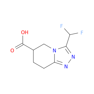 3-(difluoromethyl)-5H,6H,7H,8H-[1,2,4]triazolo[4,3-a]pyridine-6-carboxylic acid