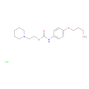 (4-Butoxyphenyl)carbamic acid 2-(1-piperidinyl)ethyl ester hydrochloride