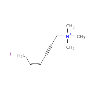 4-Hexen-2-yn-1-aminium, N,N,N-trimethyl-, iodide