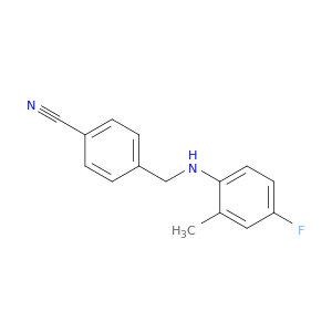 4-{[(4-Fluoro-2-methylphenyl)amino]methyl}benzonitrile