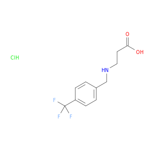 3-({[4-(Trifluoromethyl)phenyl]methyl}amino)propanoic Acid Hydrochloride
