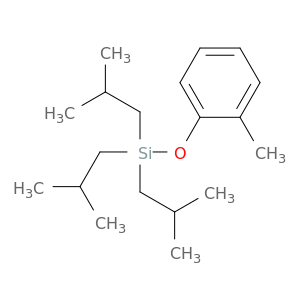 Silane, (2-methylphenoxy)tris(2-methylpropyl)-