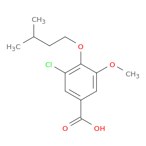 3-氯-5-甲氧基-4-(3-甲酯氧基)苯甲酸