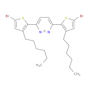 Pyridazine, 3,6-bis(5-bromo-3-hexyl-2-thienyl)-