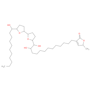 2(5H)-Furanone,3-[12,13-dihydroxy-13-[octahydro-5'-(1-hydroxyundecyl)[2,2'-bifuran]-5-yl]tridecyl]-5-methyl-(9CI)