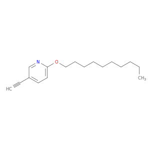 Pyridine, 2-(decyloxy)-5-ethynyl-