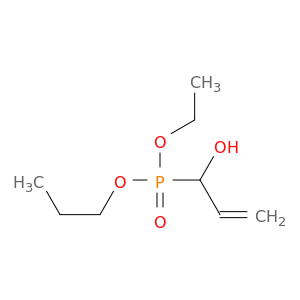 Phosphonic acid, (1-hydroxy-2-propenyl)-, ethyl propyl ester