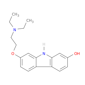 9H-Carbazol-2-ol, 7-[2-(diethylamino)ethoxy]-