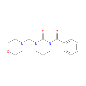 2(1H)-Pyrimidinone, 1-benzoyltetrahydro-3-(4-morpholinylmethyl)-