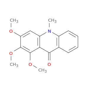 9(10H)-Acridinone, 1,2,3-trimethoxy-10-methyl-