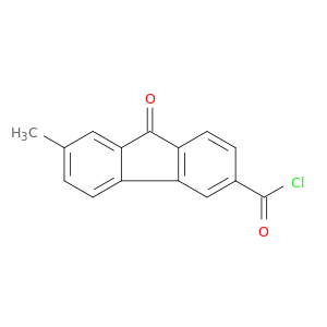 9H-Fluorene-3-carbonyl chloride, 7-methyl-9-oxo-