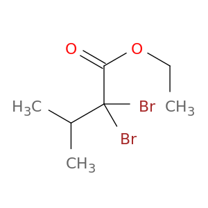 Butanoic acid, 2,2-dibromo-3-methyl-, ethyl ester