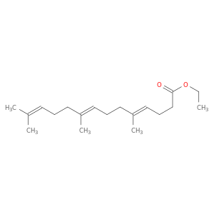 4,8,12-Tetradecatrienoic acid, 5,9,13-trimethyl-, ethyl ester, (4E,8E)-