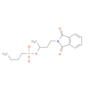Phosphonic acid, butyl-, 2-(1,3-dihydro-1,3-dioxo-2H-isoindol-2-yl)ethylethyl ester