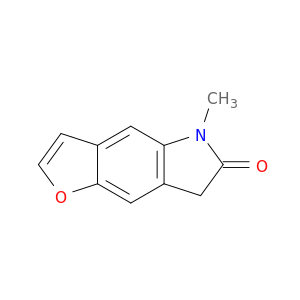 6H-Furo[2,3-f]indol-6-one, 5,7-dihydro-5-methyl-