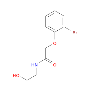 Acetamide, 2-(2-bromophenoxy)-N-(2-hydroxyethyl)-