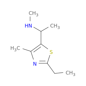 [1-(2-ethyl-4-methyl-1,3-thiazol-5-yl)ethyl](methyl)amine