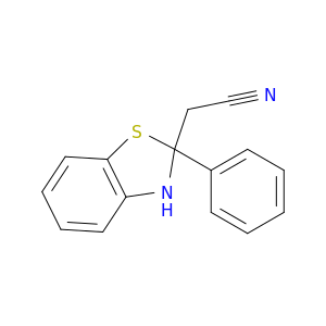 2-Benzothiazoleacetonitrile, 2,3-dihydro-2-phenyl-