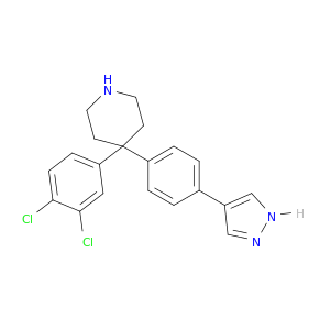 Piperidine, 4-(3,4-dichlorophenyl)-4-[4-(1H-pyrazol-4-yl)phenyl]-