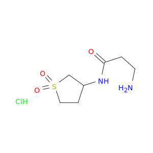 3-氨基-N-(1,1-二氧亚基-1Λ6-噻戊环-3-基)丙酰胺盐酸