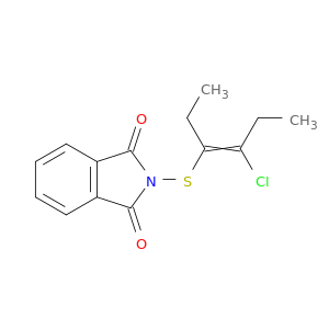 1H-Isoindole-1,3(2H)-dione, 2-[(2-chloro-1-ethyl-1-butenyl)thio]-