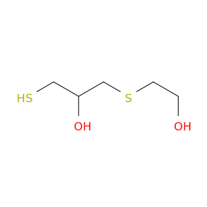 2-Propanol, 1-[(2-hydroxyethyl)thio]-3-mercapto-