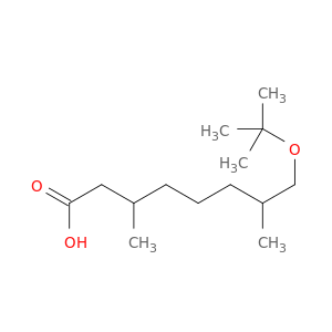 Octanoic acid, 8-(1,1-dimethylethoxy)-3,7-dimethyl-